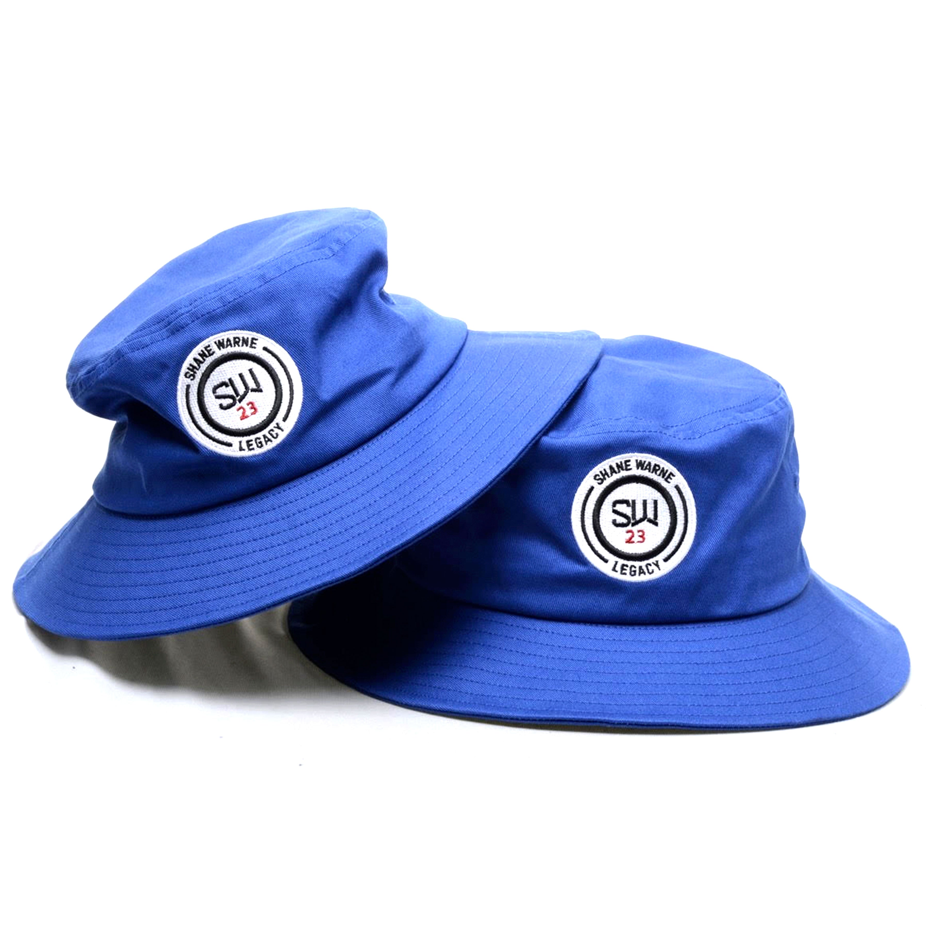 Shane Warne Legacy Bucket Hat (India Blue)